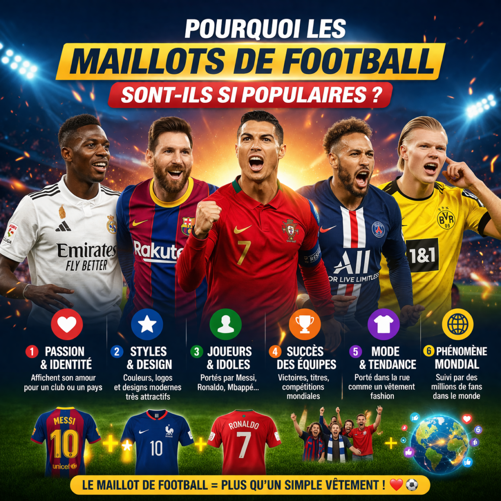 Pourquoi les maillots de football sont-ils si populaires ?