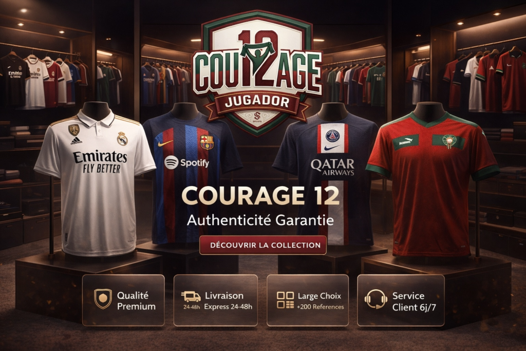 collection de maillots de football 2026 Courage 12